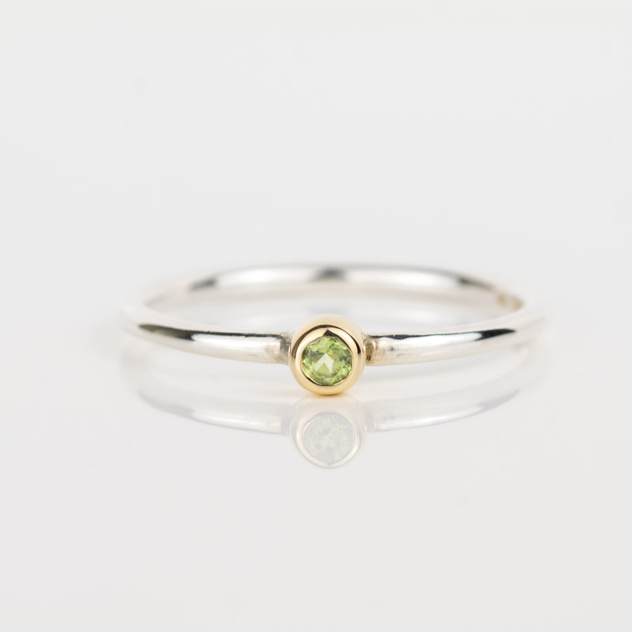 Create Your Own -  Andromeda 2.5mm Gemstone Stacker Ring