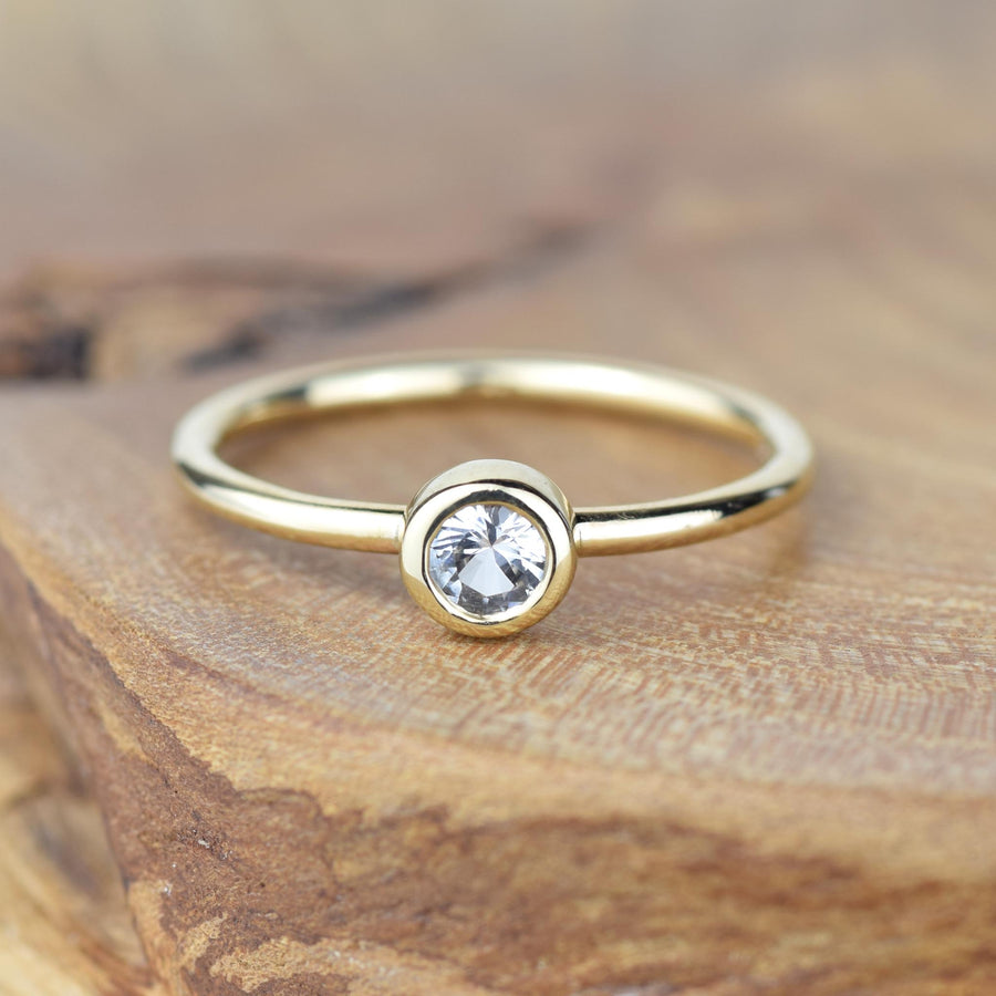 Create Your Own - Andromeda 4mm Gemstone Stacker Ring