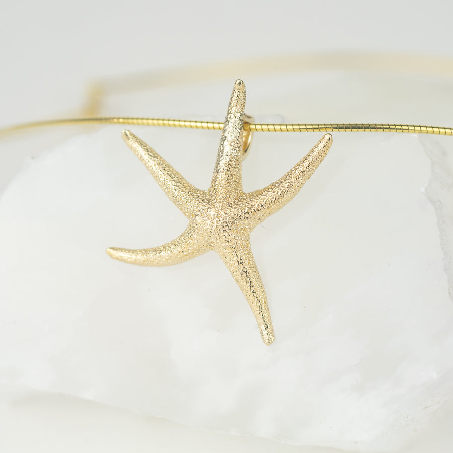 Gold Starfish Necklet