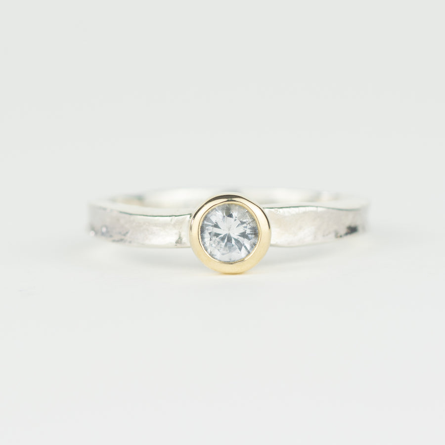 White Sapphire Esme Gemstone Storybook Ring