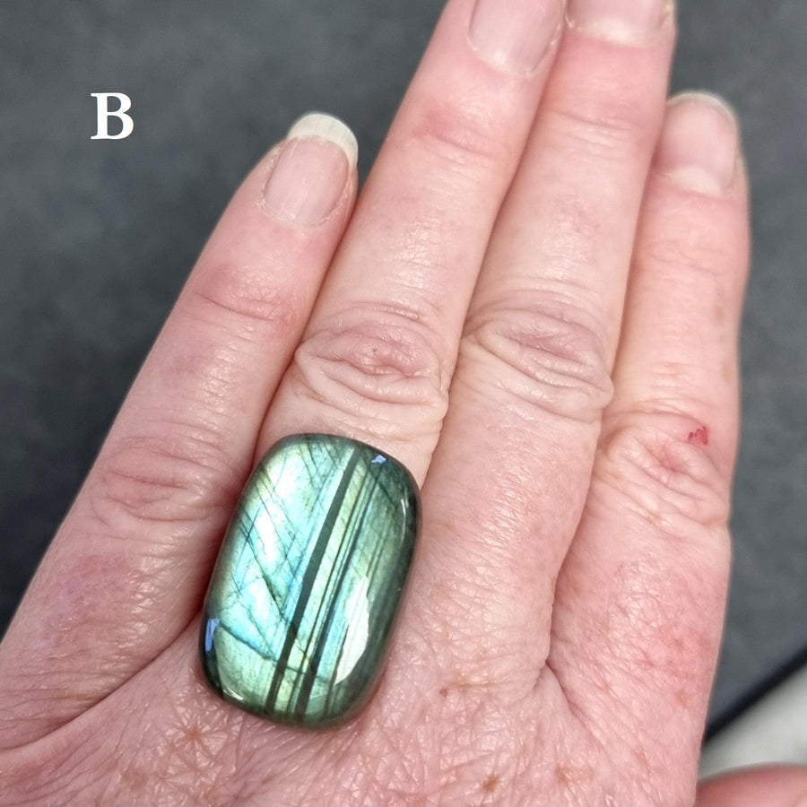 No. 4 - Create Your Own One Of A Kind Labradorite Silver Ring