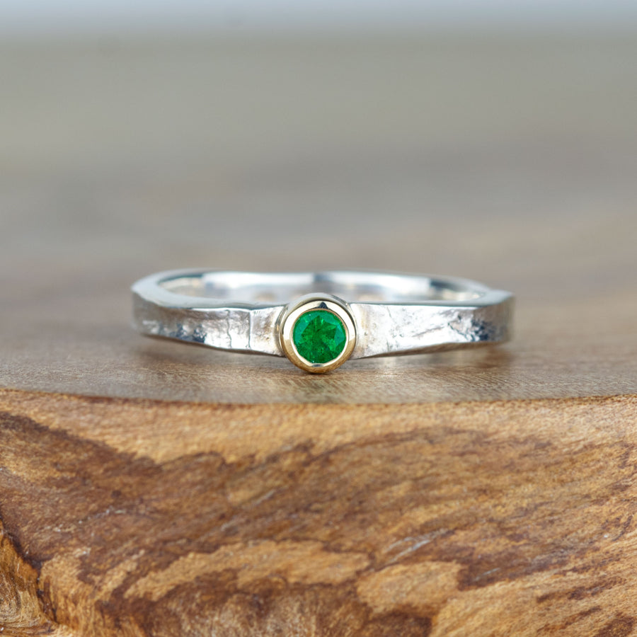 Tess - Emerald May Birthstone Ring