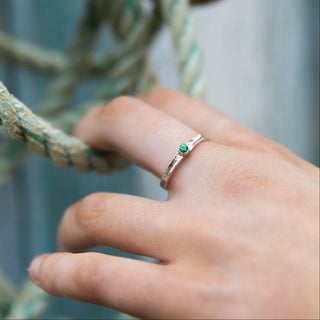 Tess - Emerald May Birthstone Ring