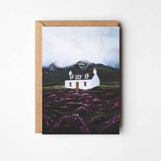 'Amidst the Heather' Greeting Card