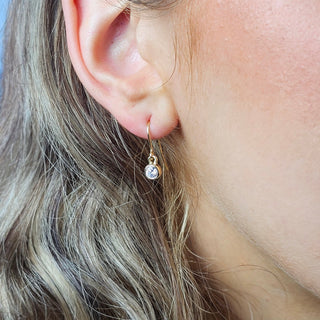 Lab Grown Diamond 9ct Gold Andromeda Drop Earrings