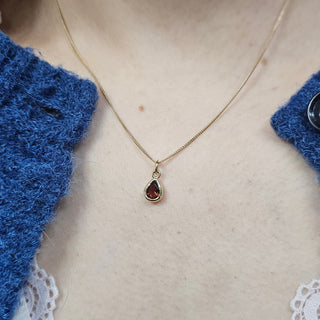 Gold Teardrop Alice Pendant