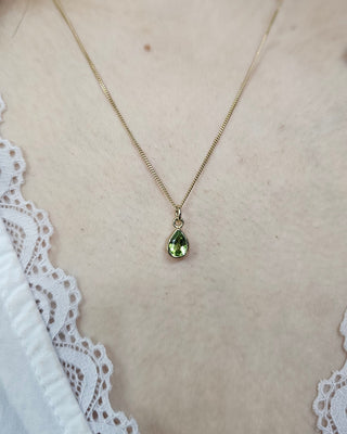 Gold Teardrop Alice Pendant