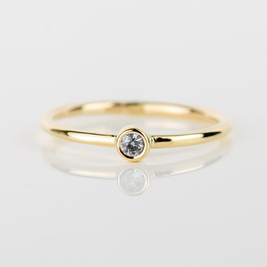 Create Your Own -  Andromeda 2.5mm Gemstone Stacker Ring
