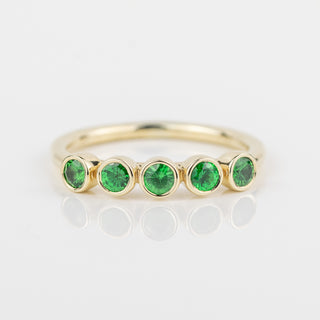 Tsavorite Green Garnet Forever Ring
