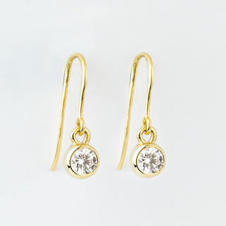 Lab Grown Diamond 9ct Gold Andromeda Drop Earrings