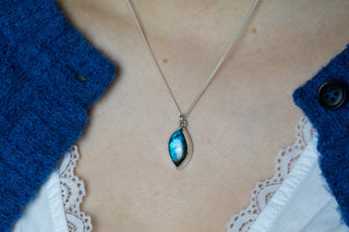 No. 901 - Silver Labradorite Pendant