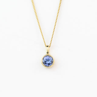 Tanzanite Gold Andromeda Pendant