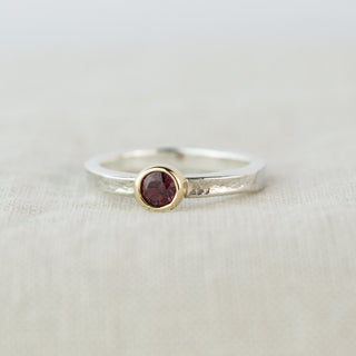Rhodolite Garnet Esme Gemstone Storybook Ring - Size L
