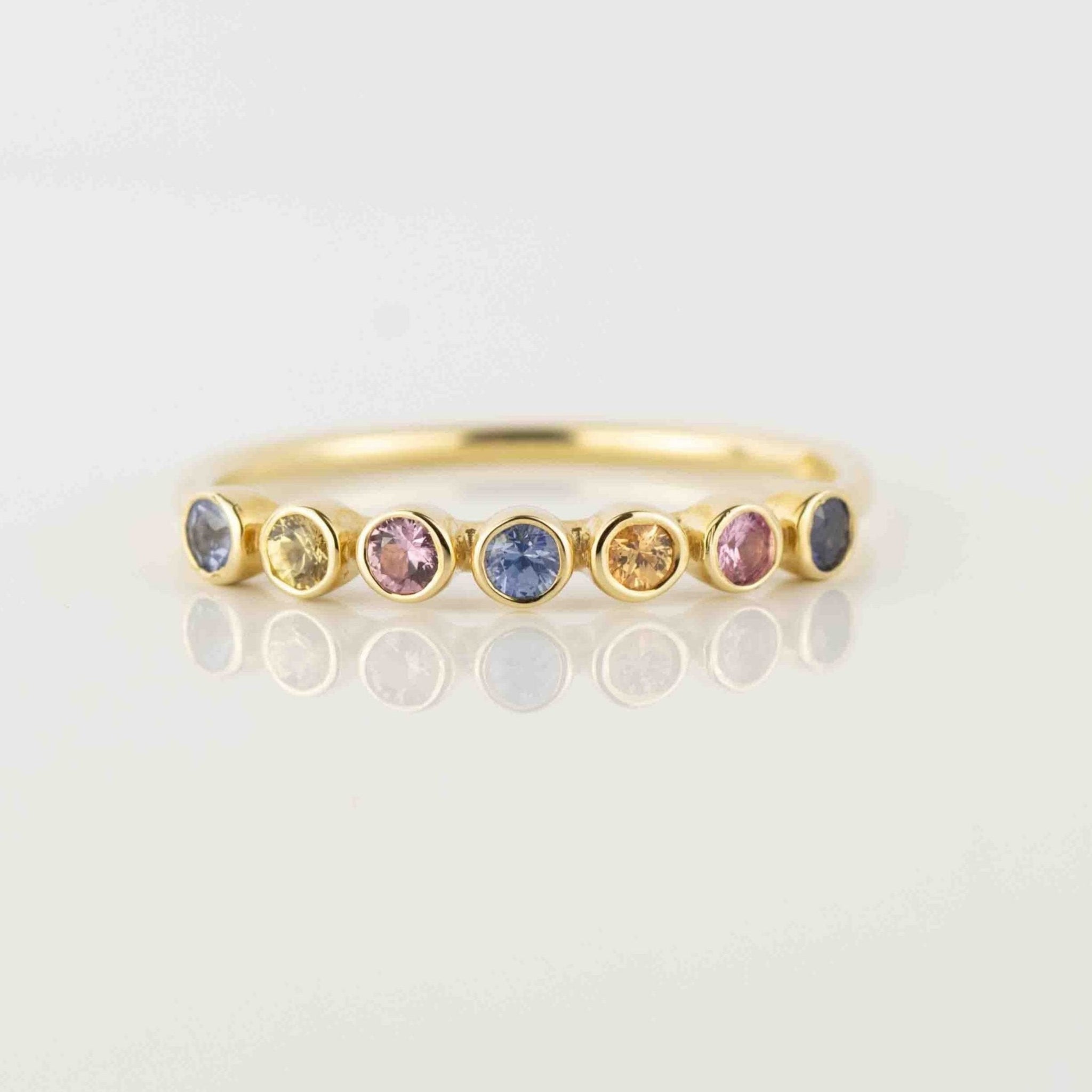 Pastel Sapphire Eternal Ring – Alison Moore Designs