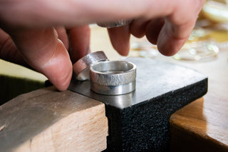 Wide Textured Ring Class