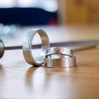Wide Textured Ring Class