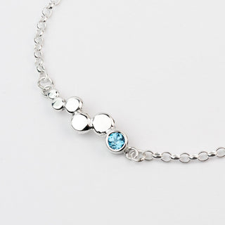 Blue Topaz Pebble Bracelet