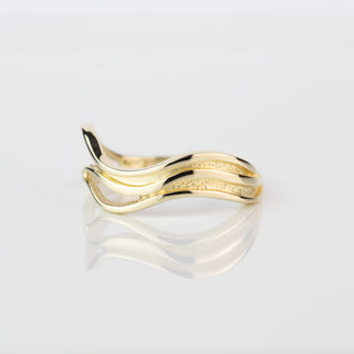 Tideline Gold Ring