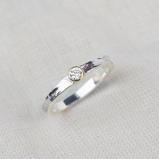 Tess - Diamond Silver Storybook Ring