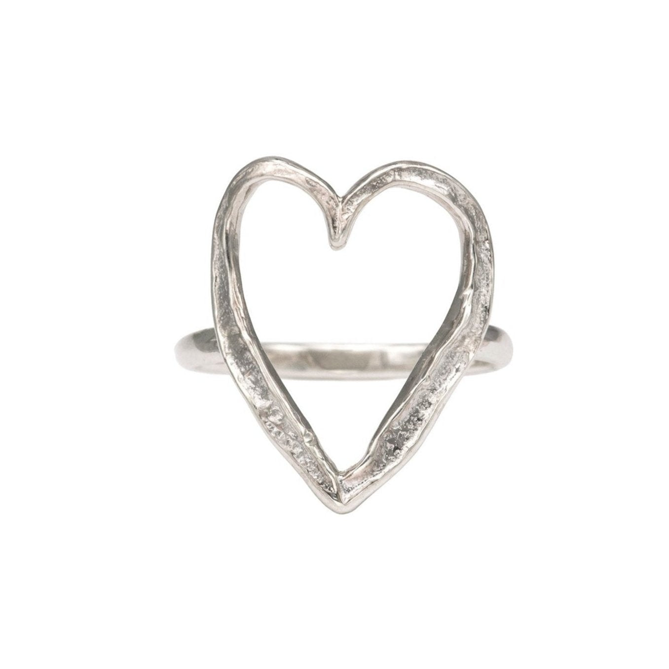 Large Open Heart Ring – Alison Moore Designs