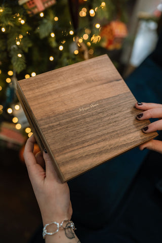 Luxury Handmade Wooden Pendant & Earring Box