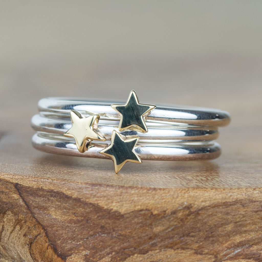 Lunar Star Stacking Ring Set – Alison Moore Designs