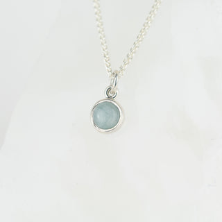 Aquamarine Single Gemstone Pendant