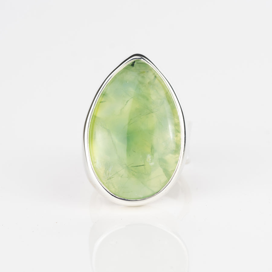No. 169 - Prehnite One Of A Kind Ring - Size P