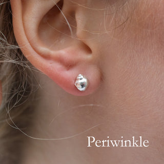 Mix and Match Mini Silver Mini Shell Stud Earrings