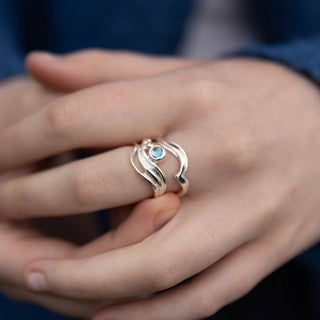 Ripple To Roar Wave Ring