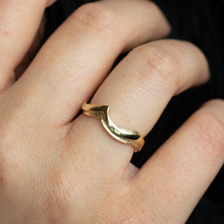 Ripple To Roar Gold Diamond Ring Set