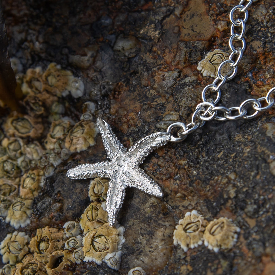 Silver Starfish Bracelet