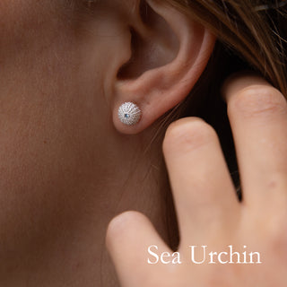Mix and Match Mini Silver Mini Shell Stud Earrings