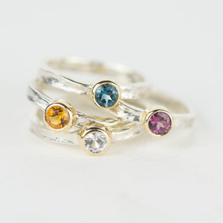 White Sapphire Esme Gemstone Storybook Ring