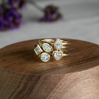 Emma - Round Ethical Diamond Gold Storybook Ring