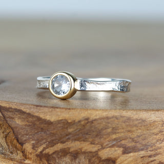 White Sapphire Esme Gemstone Storybook Ring