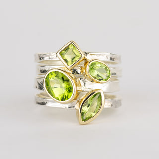 Beth - Oval Peridot Storybook Ring