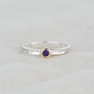 Tess - Amethyst February Birthstone Ring