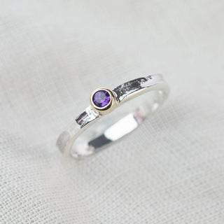 Tess - Amethyst February Birthstone Ring