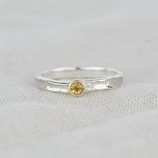 Tess - Citrine November Birthstone Ring