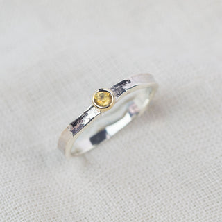 Tess - Citrine November Birthstone Ring