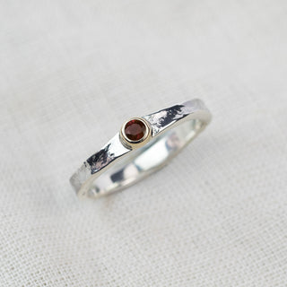 Tess - Garnet January Birthstone Ring