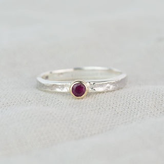 Tess - Ruby July Birthstone Ring