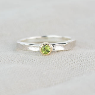 Tess - Peridot August Birthstone Ring