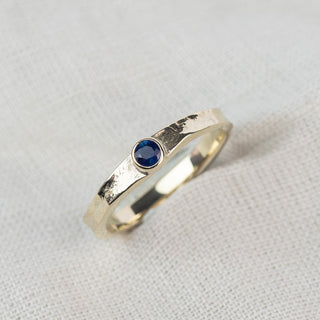 Tess - Sapphire Gold Storybook Ring
