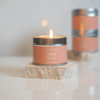 Coastal Blooms Mini Candle