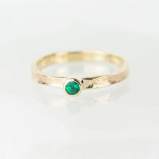 Tess - Emerald Gold Storybook Ring