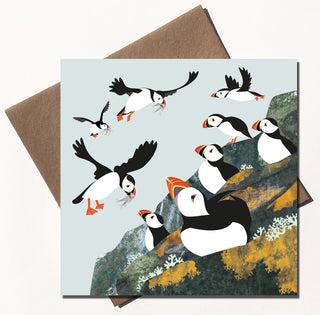 Puffins Card