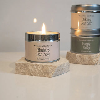 Rhubarb Old Tom Mini Candle