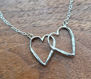 Special Offer Two Hearts Necklet